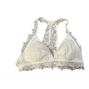 Aerie White Lace Bralette XS